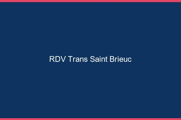 RDV trans Saint-Brieuc