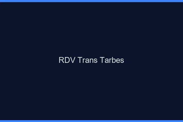 RDV trans Tarbes