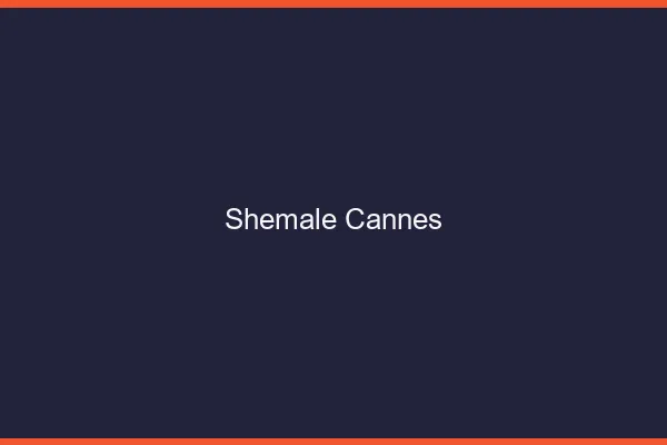 Shemale Cannes