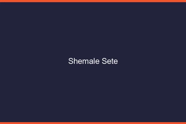 Shemale Sète