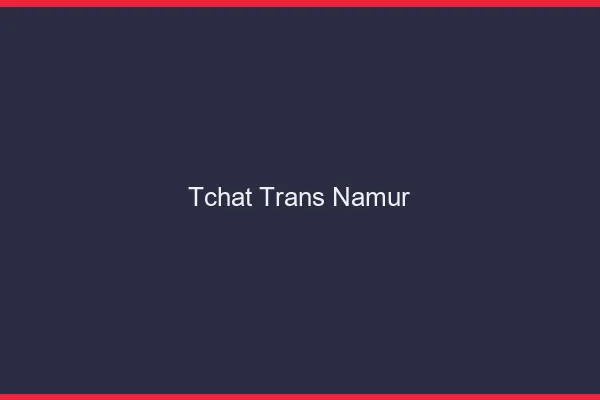 Tchat trans Namur