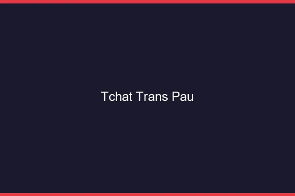 Tchat trans Pau