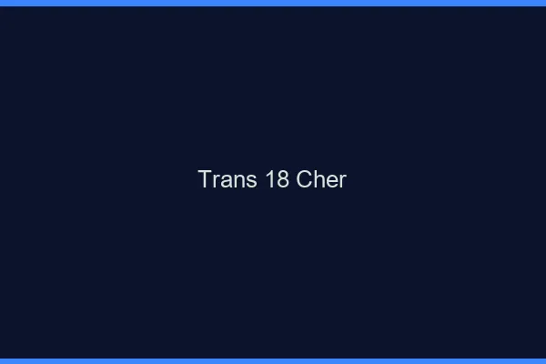 Trans 18 cher