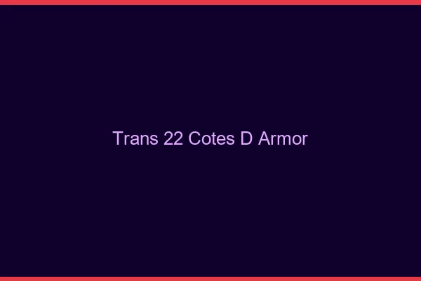 Trans 22 côtes-d'armor