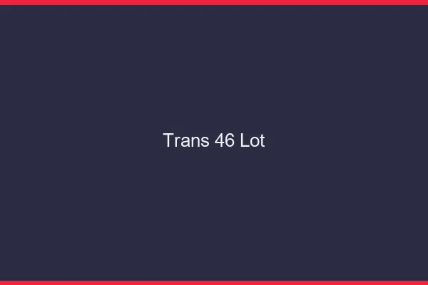 Trans 46 lot