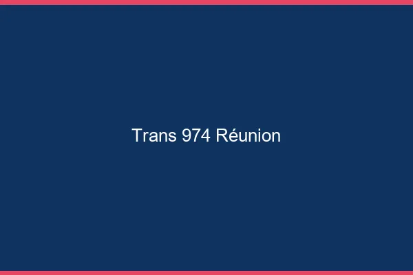 Trans 974 Réunion