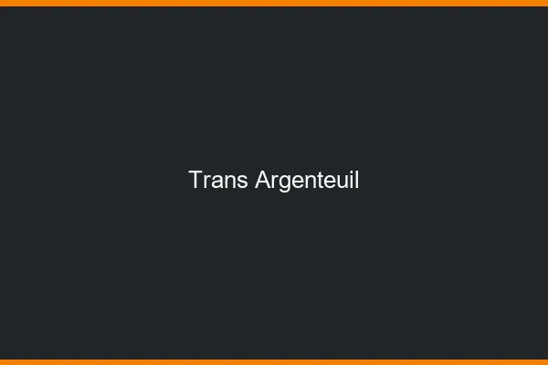 Trans Argenteuil