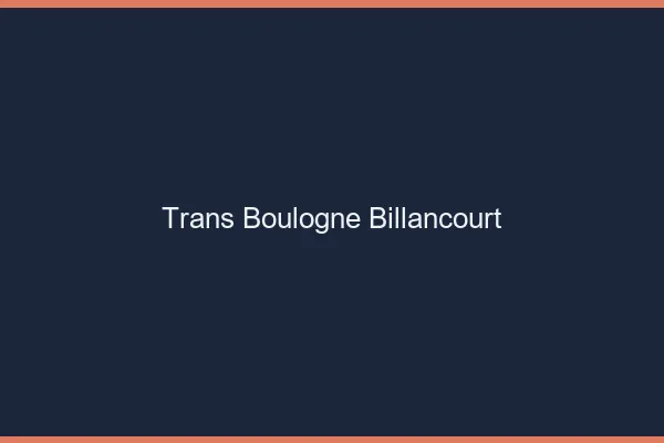 Trans Boulogne-Billancourt