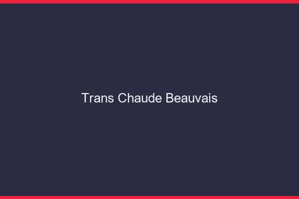 Trans chaude Beauvais