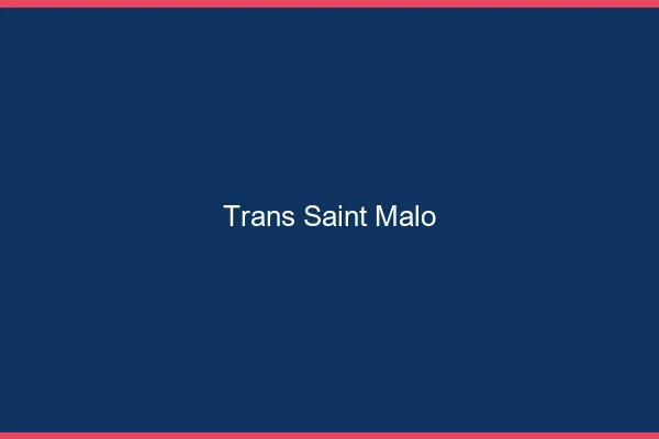 Trans Saint-Malo