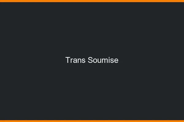 Trans soumise